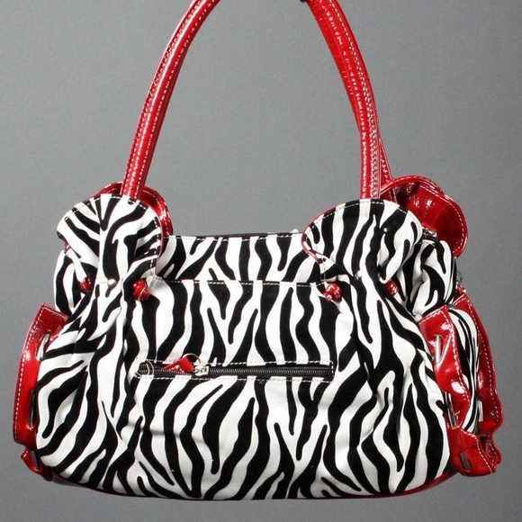 Pink Zebra Bags Euc Pink Zebra Brand Hobo Bag Poshmark